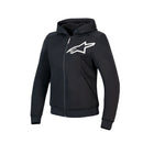 Alpinestars Stella Chrome V2 Womens Motorcycle Sport Hoodie - Black