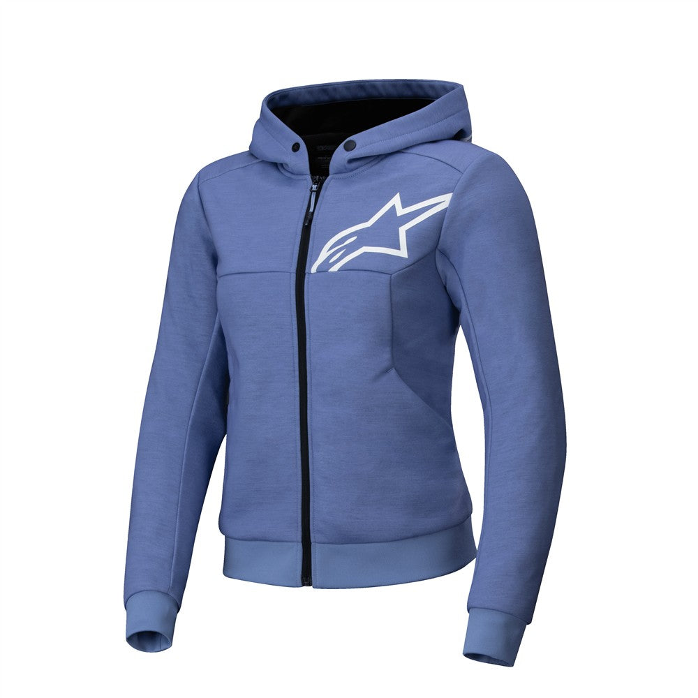 Alpinestars Stella Chrome V2 Sport Womens Motorcycle Hoodie - Blue