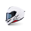 Alpinestars Supertech R7 Helmet Solid White Gloss