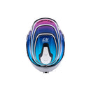 Alpinestars Supertech R7 Helmet Zeal Black/Blue/Pink Fluoro/White Gloss