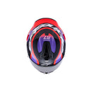 Alpinestars Supertech R7 Helmet Lumen Black/Purple/Red Fluoro/White Gloss