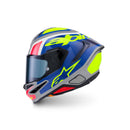 Alpinestars Supertech R7 Helmet Lumen Silver/Blue/Pink/Yellow Fluoro