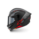 Alpinestars Supertech R7 Helmet A-Core Black/Gray/Red Matte
