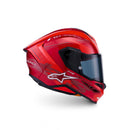 Alpinestars Supertech R7 Helmet A-Core Red/White Gloss
