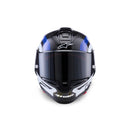 Alpinestars Supertech R10 Helmet Arius Black/White/Blue Gloss