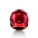 Alpinestars S-M3 Radium Motocross Helmet – Red Metallic/Red Fluoro/White Gloss