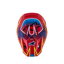 Alpinestars S-M7 Cast Motocross Helmet – Red/Yellow Fluoro/Blue Gloss