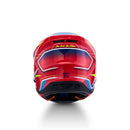 Alpinestars S-M7 Cast Motocross Helmet – Red/Yellow Fluoro/Blue Gloss