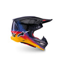Alpinestars Supertech S-M10 Black Hole LE MX Helmet Black Burst Gloss