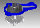 WATERPUMP KIT KTM 450SXF 450EXCF BLUE