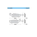 BRAKE PADS FRONT MOTO MASTER RACING GP YAMAHA
