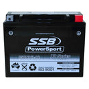 MOTORCYCLE AND POWERSPORTS BATTERY (Y50N18L-A2) AGM 12V 21AH CCA450 SSB HIGH PERFORMANCE
