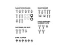 BODY PANEL BOLT KIT PSYCHIC KAWASAKI KX250F 17-ON KX450F 18-ON