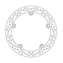 BRAKE DISC REAR MOTO MASTER HALO 276MM BMW R1100GS 93-99 R1150GS 98-03 ADVENTURE 01-05 R850GS 96-00