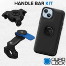 iPhone 15 Handlebar Mount Kit Quad Lock