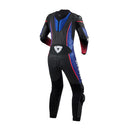 Xena 4 Ladies 1 pc Suit Black-Blue REV'IT!