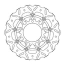 BRAKE DISC FRONT MOTO MASTER NITRO 310MM FLOATING HONDA CB650R