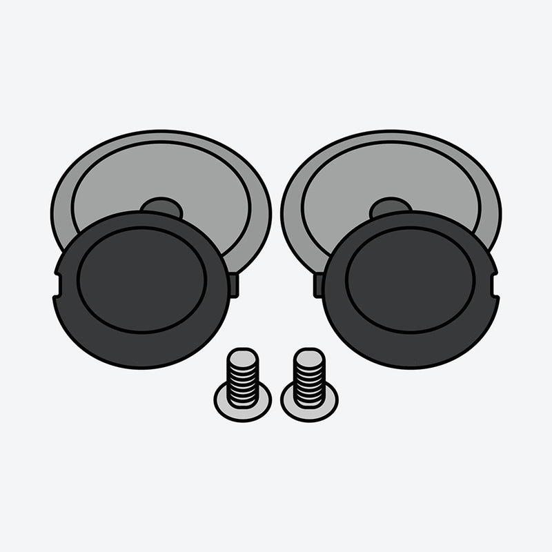 Visor Plates Helios Black Airoh