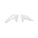 RADIATOR SHROUDS RTECH WHITE HUSQVARNA FC FE  FS FX TC TE TX