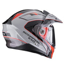 Scorpion EXO ADX-2 KAMPS Motorcycle Helmet - Grey/Red (Modular)