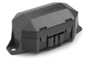 The Husqvarna Automower® Area Switch, enclosed in a gray plastic rectangular casing with a detachable cover, features the Husqvarna logo on top and includes various mounting points and connectors for electronic components. This shell is integral to the Husqvarna Automower, specifically designed to manage the boundary wire and Area Switch configurations.