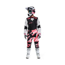 The FOX 180 DIGI IMAGE JERSEY is a black and white long-sleeve motocross jersey with red accents, a bold white FOX head logo, vented mesh panels for comfort, and “WORLDWIDE” and “1974” on the front and sleeves.