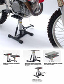 DF-D011-1641 - DRC A1164 offroad bike lift stand with damper which fits under most dirt bikes from 65cc up to full size dirt bikes