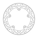 BRAKE DISC REAR MOTO MASTER HALO 245MM YAMAHA MT07 MT09 TRACER 7 TRACER 900 XSR700 XSR900 XT700Z