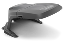 A gray Husqvarna branded attachment, likely a Husqvarna Aspire Automower® House - 320 NERA, 430X NERA, 450X NERA designed for a robotic lawn mower. Perfect for maintaining lawns and gardens, the attachment features a streamlined design with mounting points for secure installation.