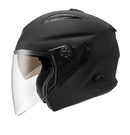 Introducing the FFM Urban R Modular helmet, retailing from $189. This stylish white motorcycle helmet, by FFM, boasts a clear, full-face visor complemented by black accents around the visor and ventilation areas. Its streamlined, aerodynamic design is built with an ABS shell and is ECE22.05 safety certified. The interior padding can be clearly seen through the open front for added convenience and comfort.