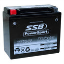 MOTORCYCLE AND POWERSPORTS BATTERY (YTX20-BS) AGM 12V 18AH 400CCA BY  SSB HIGH PERFORMANCE