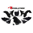 PLASTICS KIT RTECH 7 PIECE BLACK YAMAHA YZ125 02-21 YZ125X 16-22 YZ250 02-21 YZ250X 16-22 WR250R