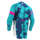 THOR MX JERSEY LAUNCHMODE BLEACH WHITE/AQUA