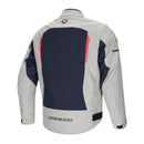 DriRider Air-Ride 6 Jacket - Light Grey Navy Red