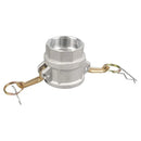Type D Aluminium Female Camlock x Female BSP Thread