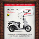 2022 Honda Dio NSC110