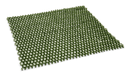 A pack of Husqvarna Automower® Hybrid Grass kit is displayed on a mesh surface. The kit includes green synthetic grass pegs and a package that reads "Husqvarna Automower® Hybrid Grass" and "11 X Extra Protection." Perfect accessories for your Husqvarna robotic lawn mower.