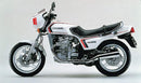 Image showing the Ventura EVO-12 Bike-Pack Kit for Honda CX 500 Turbo (82 >), featuring a black EVO-12 pack, Adjustable Pack-Rack on a bike, and L-Bracket with mounting hardware; generic image.