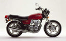 The image showcases the Ventura EVO-12 Bike-Pack Kit for the Honda CB 650 (78 >), including the sleek black EVO-12 Pack bag, an elegant black Evo-Rack attached to a bike, and a generic depiction of L-Bracket metal brackets and screws.