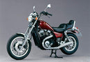 Image showcasing the Honda NV 750 Custom by Ventura, featuring three components: a black EVO-12 Pack with logo, an EVO-Rack for secure mounting, and an L-Bracket with labeled screws. Each component is clearly isolated and labeled for easy identification.