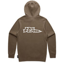 No Fear Stencil Hoodie - Brown