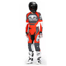 No Fear Elektron Strike MX Pants Fluoro red/Charcoal/white