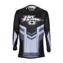 No Fear Youth Elektron Blackout MX Jersey Black/White