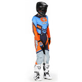 No Fear Youth Elektron Icon MX Jersey Blue/Orange