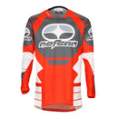 No Fear Youth Elektron Strike MX Jersey Red/Grey/White