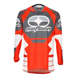 No Fear Youth Elektron Strike MX Jersey Red/Grey/White
