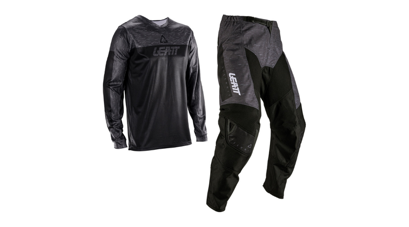 Leatt Black MX Kit (Pants & Jersey) NZ Summer Motocross Gear