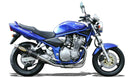 The Ventura EVO-12 Bike-Pack Kit for Suzuki GSF 600 T, V-X Bandit (97-99) includes a black zippered EVO-12 pack, an Evo-Rack mounted on your motorcycle, and an L-Bracket with hardware (generic image shown).