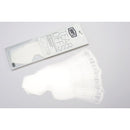 A pack of RC2/AC2/ST2 Standard Tear Offs visor lenses lies on a white surface. These transparent lenses, compatible with Accuri 2 and Racecraft 2 goggles, are fanned out beneath the packaging, prominently showcasing the Crown Kiwi Enterprises Limited brand.