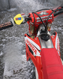 wash map switch cover on a honda crf protecting it from water damage